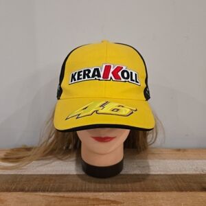 KeraKoll VR46 Valentino Rossi Racing Cap Yellow Monster Energy #46